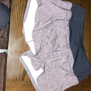 Grey speed up lulu shorts